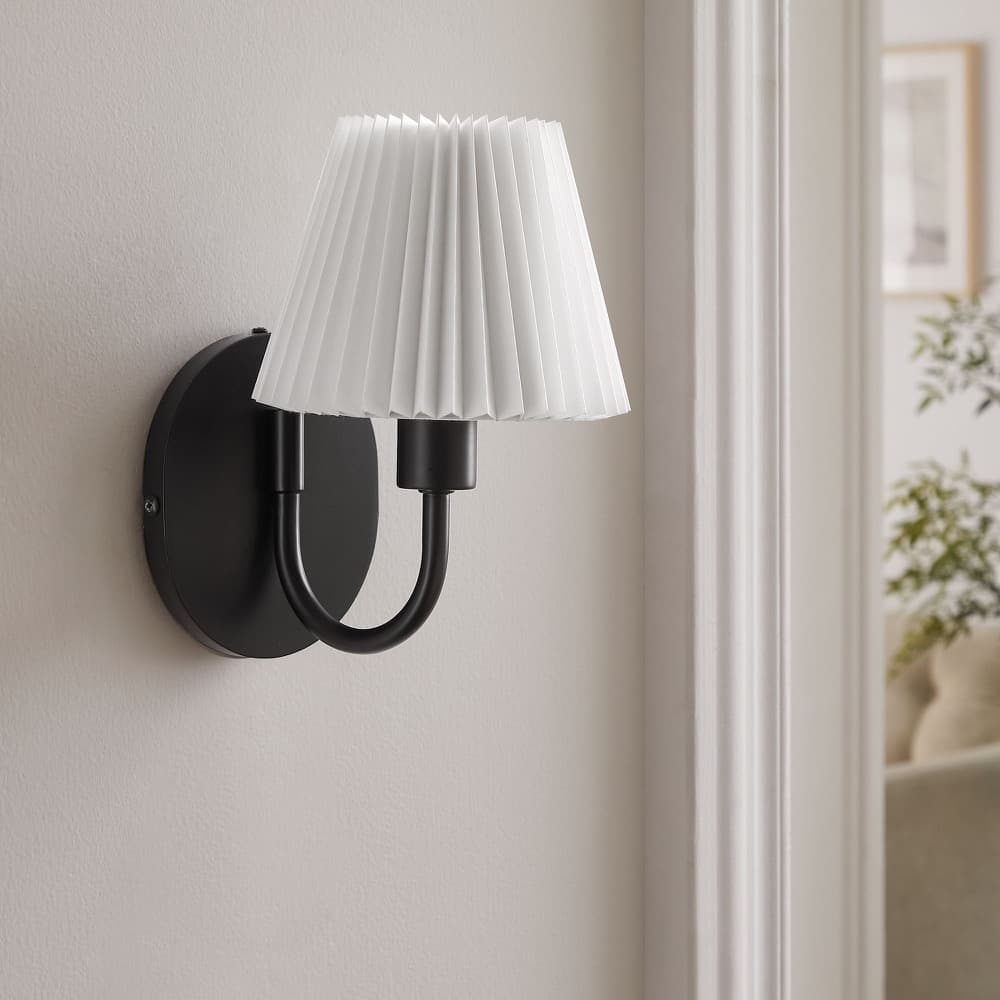 Wave Wall Sconce by Modway in Black by Modway - Image 9
