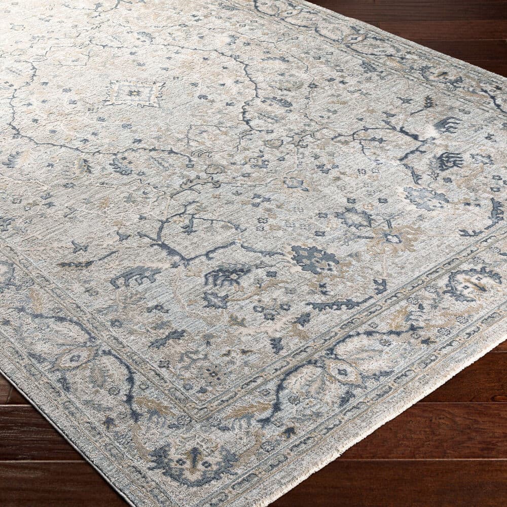 Brunswick Deep Teal Machine Woven Rug by Livabliss - Image 3