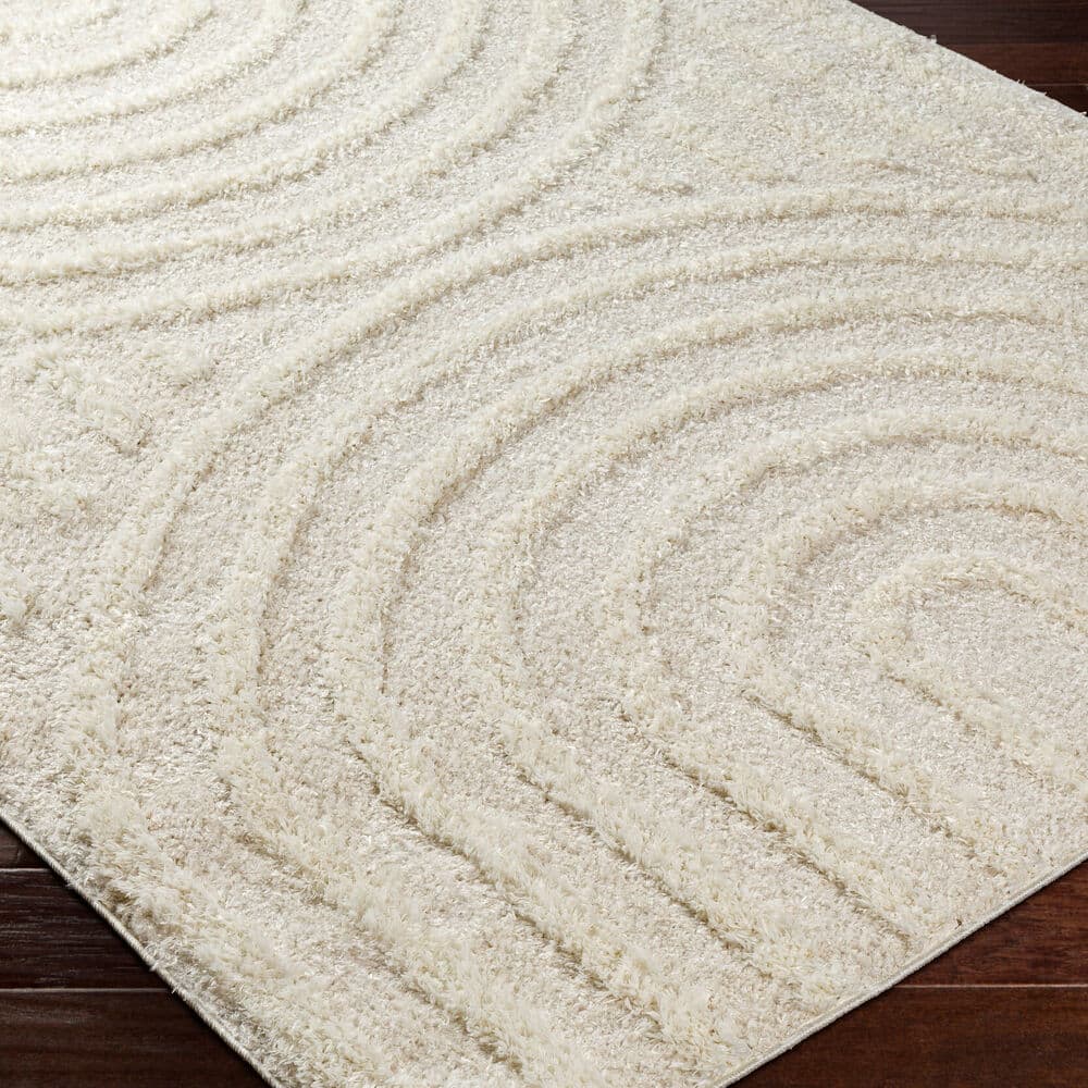 Rodos Beige Machine Woven Rug by Livabliss - Image 3