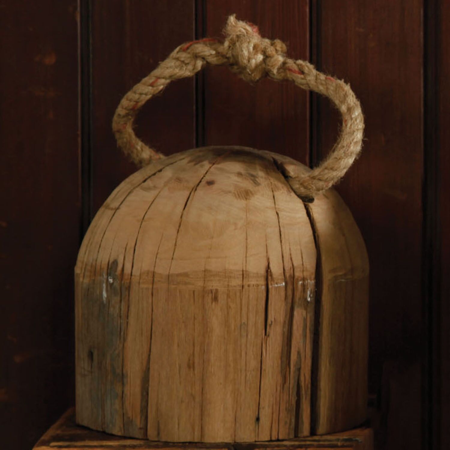 Round Skagway Wood Weight by HomArt - Image 2