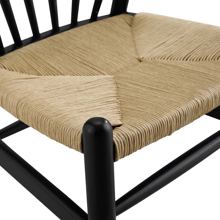 Flourish Spindle Wood Side Chair in Black by Modway - Image 5