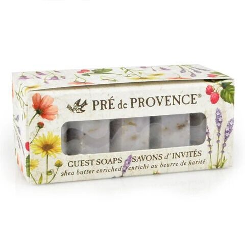 Lavender Guest Soaps Box of 5 by Pre de Provence