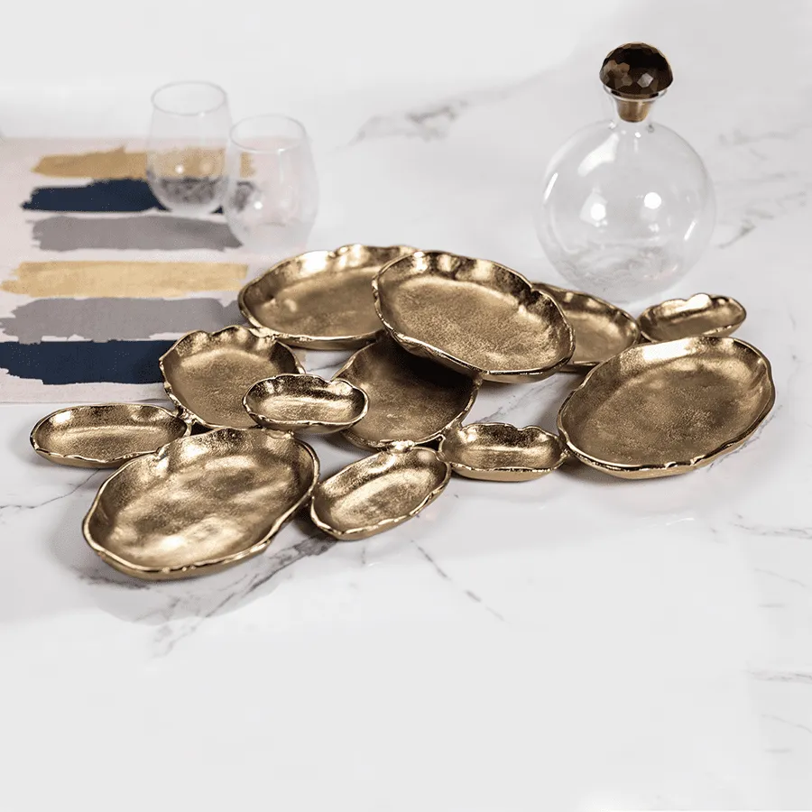 Cluster of Twelve Oval Serving Bowls by Zodax