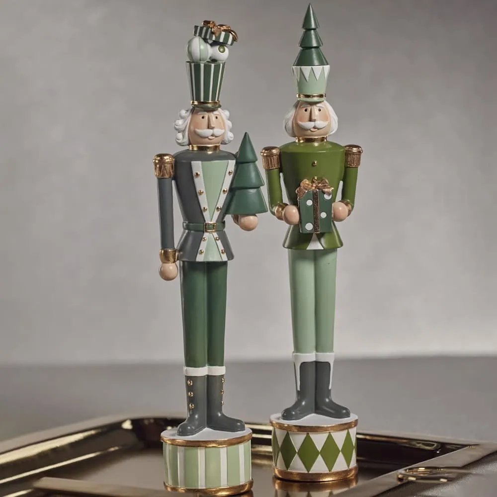 Clarence 18.5" Nutcracker Soldier Figurine by Zodax - Image 2