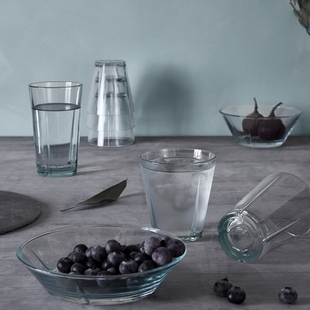 Grand Cru Recycled Glass Bowl Clear Green 2 Pcs H: 2.4" Ø: 5.9" 16.2 oz by Rosendahl - Image 5