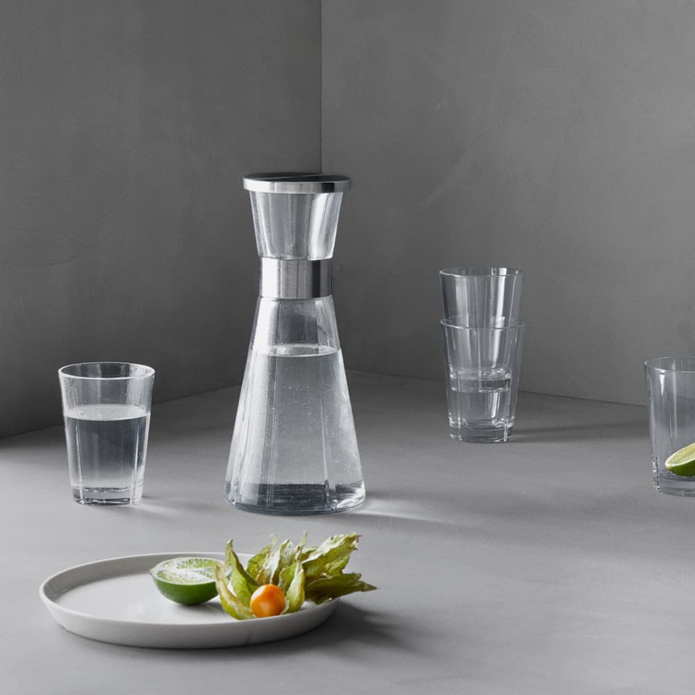 GC Water Carafe Design Erik Bagger Clear H: 10" Ø: 4.5" 30.4 oz by Rosendahl - Image 5
