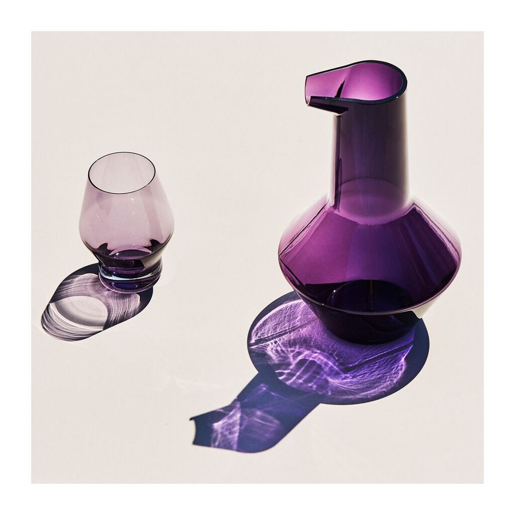 Beak Purple Carafe by Nude Glass - Image 2
