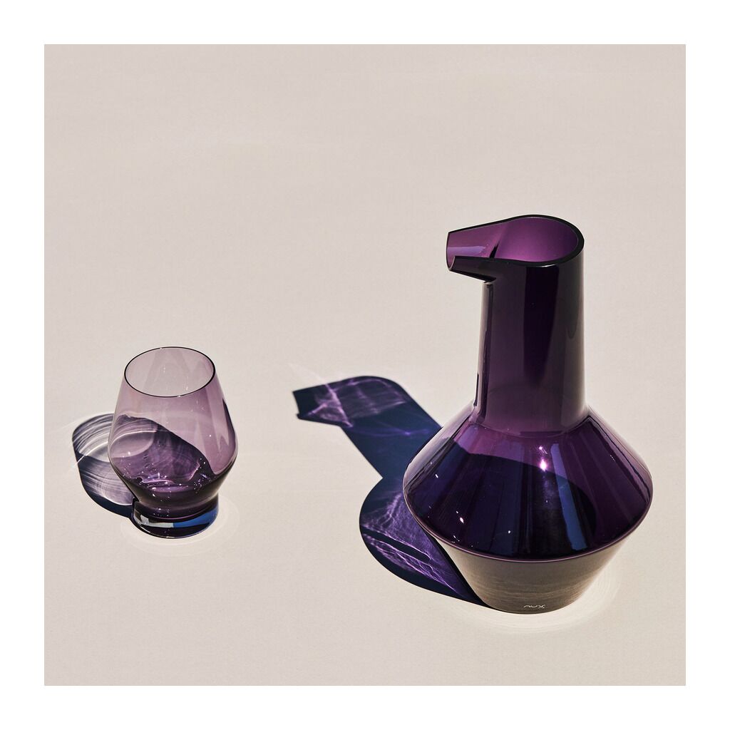 Beak Purple Carafe by Nude Glass - Image 3