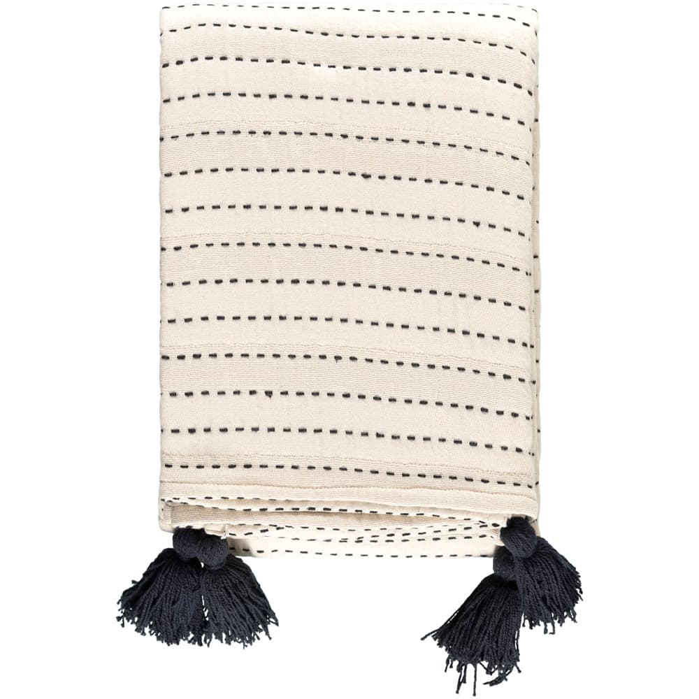 Black and Cream Kapri Throw by Becki Owens for Livabiss