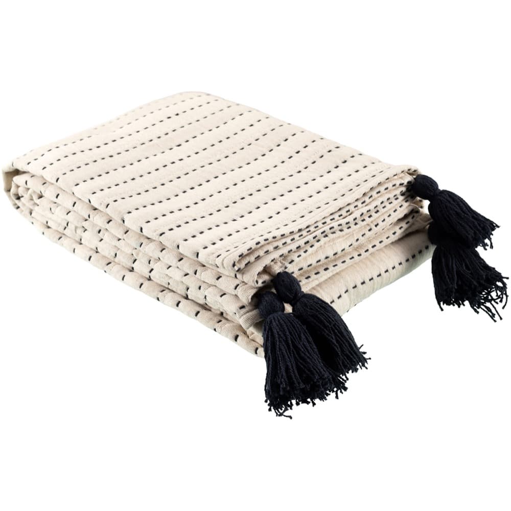 Black and Cream Kapri Throw by Becki Owens for Livabiss - Image 2