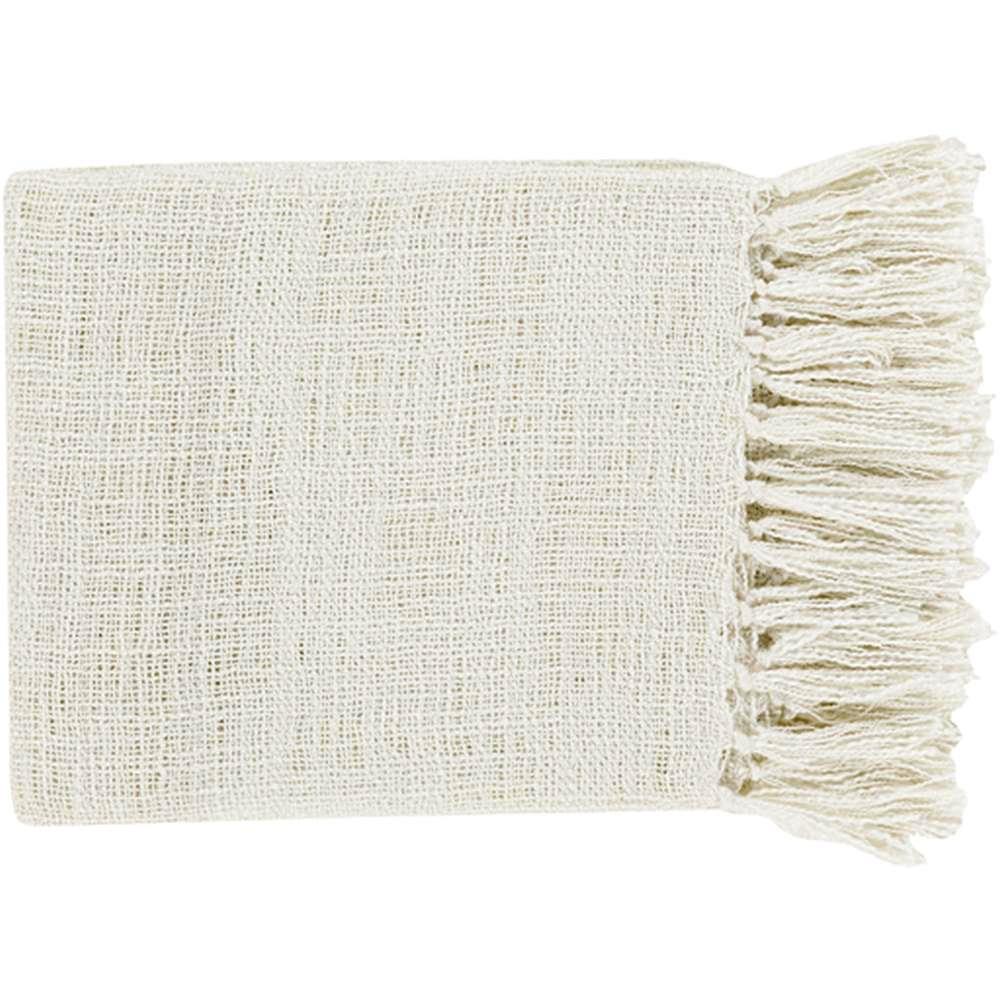 Tilda Collection Ivory Throw by Livabliss