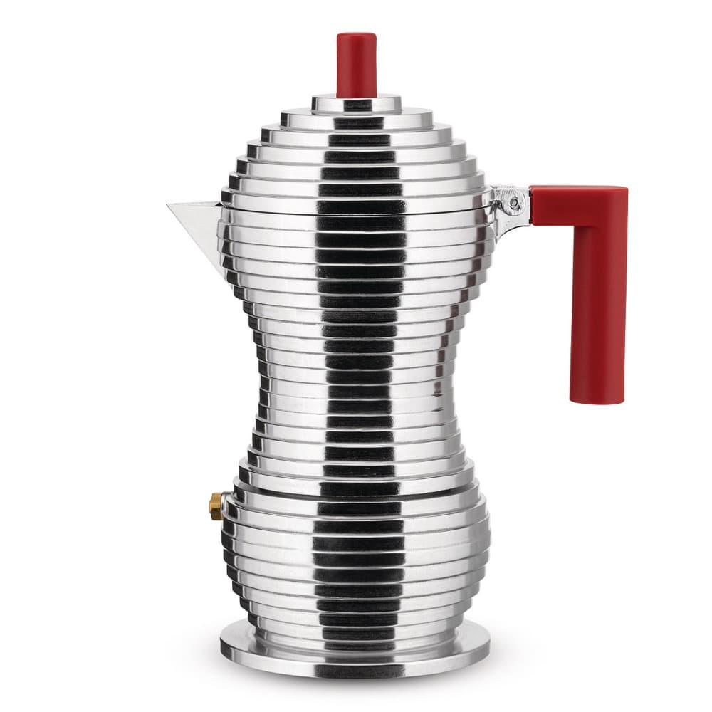 Pulcina 3-Cup Stovetop Espresso Coffee Maker by Alessi
