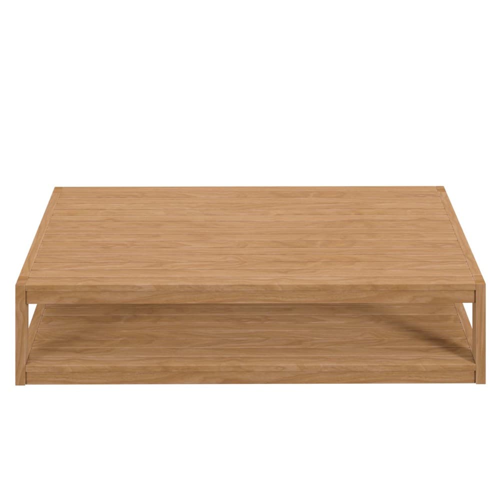 Carlsbad Teak Wood Outdoor Patio Coffee Table by Modway - Image 4