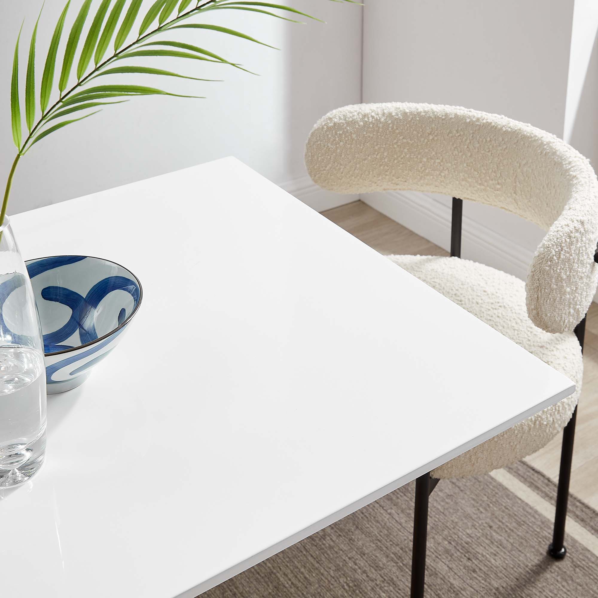 Lippa 28" Square Wood Dining Table by Modway - Image 7