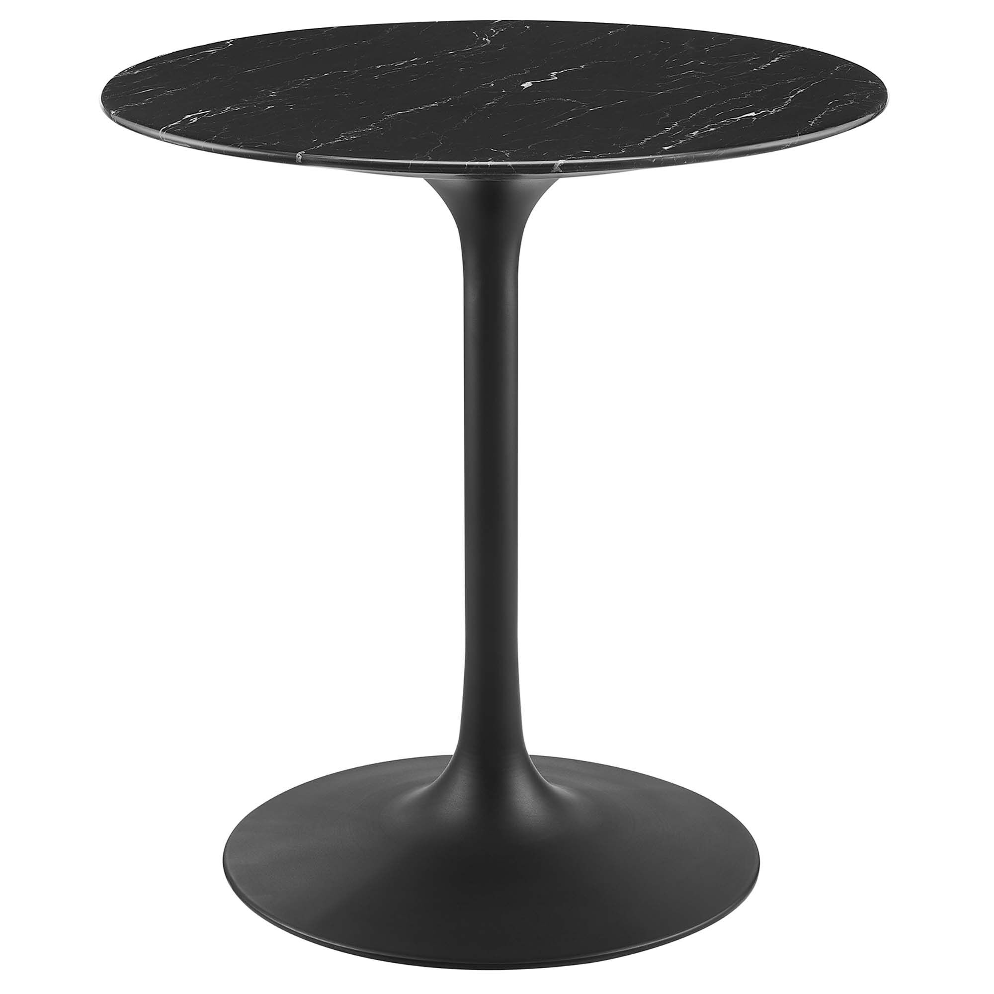 Lippa 28" Round Faux Marble Dining Table by Modway