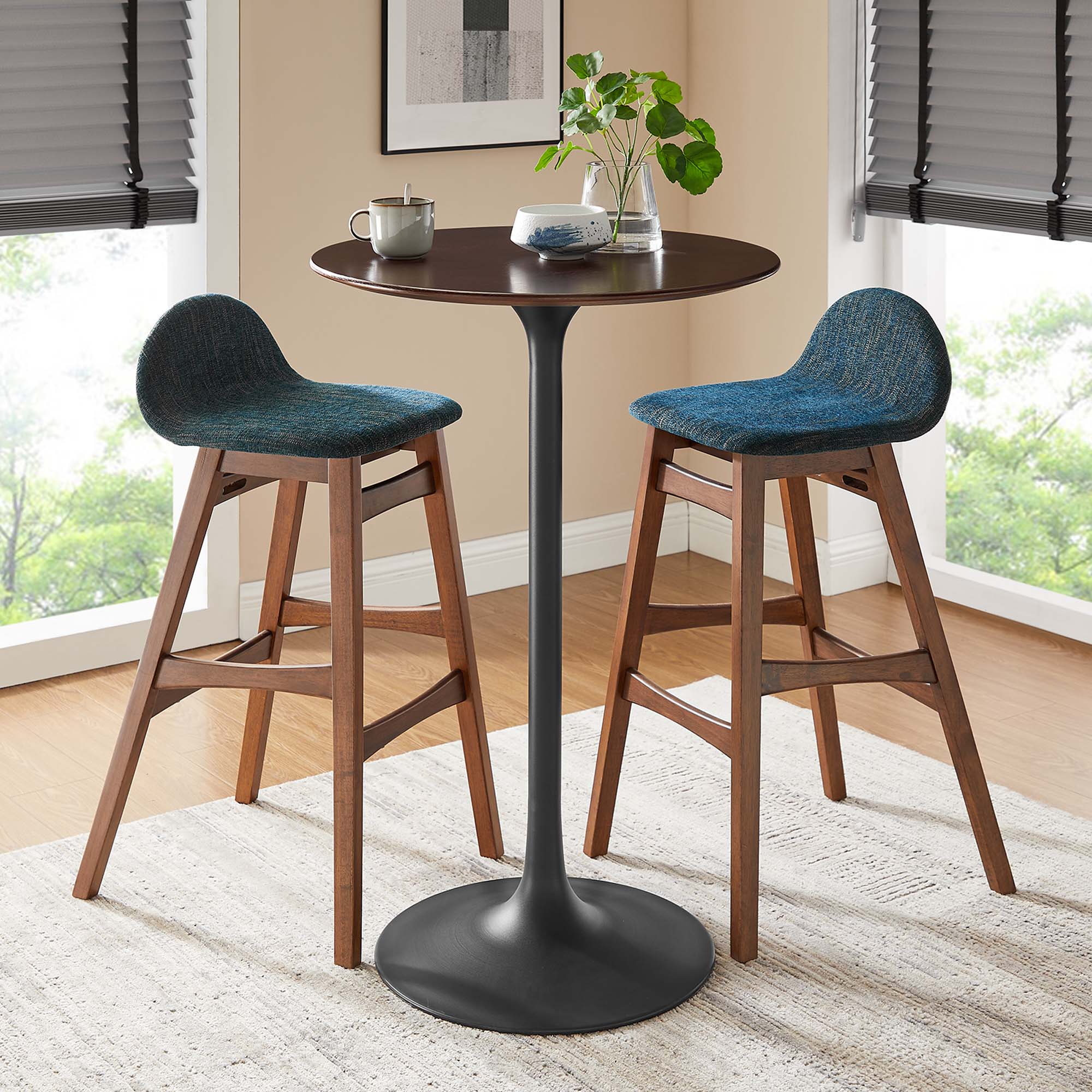Lippa 28" Round Wood Bar Table by Modway - Image 6