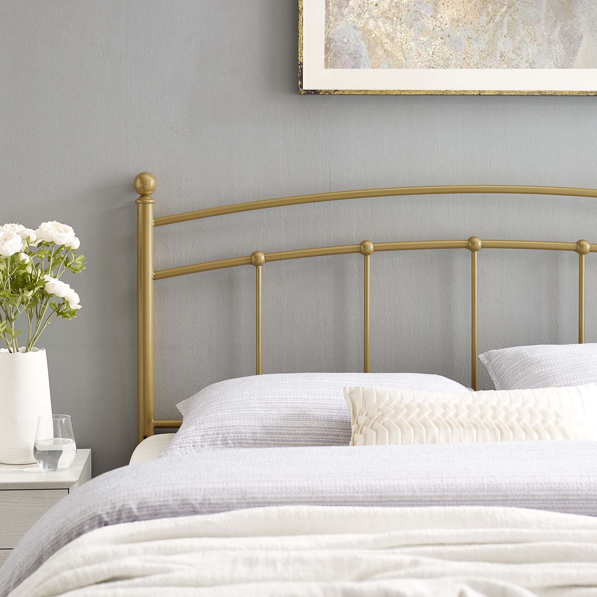 Abigail Metal Twin Headboard by Modway - Image 6