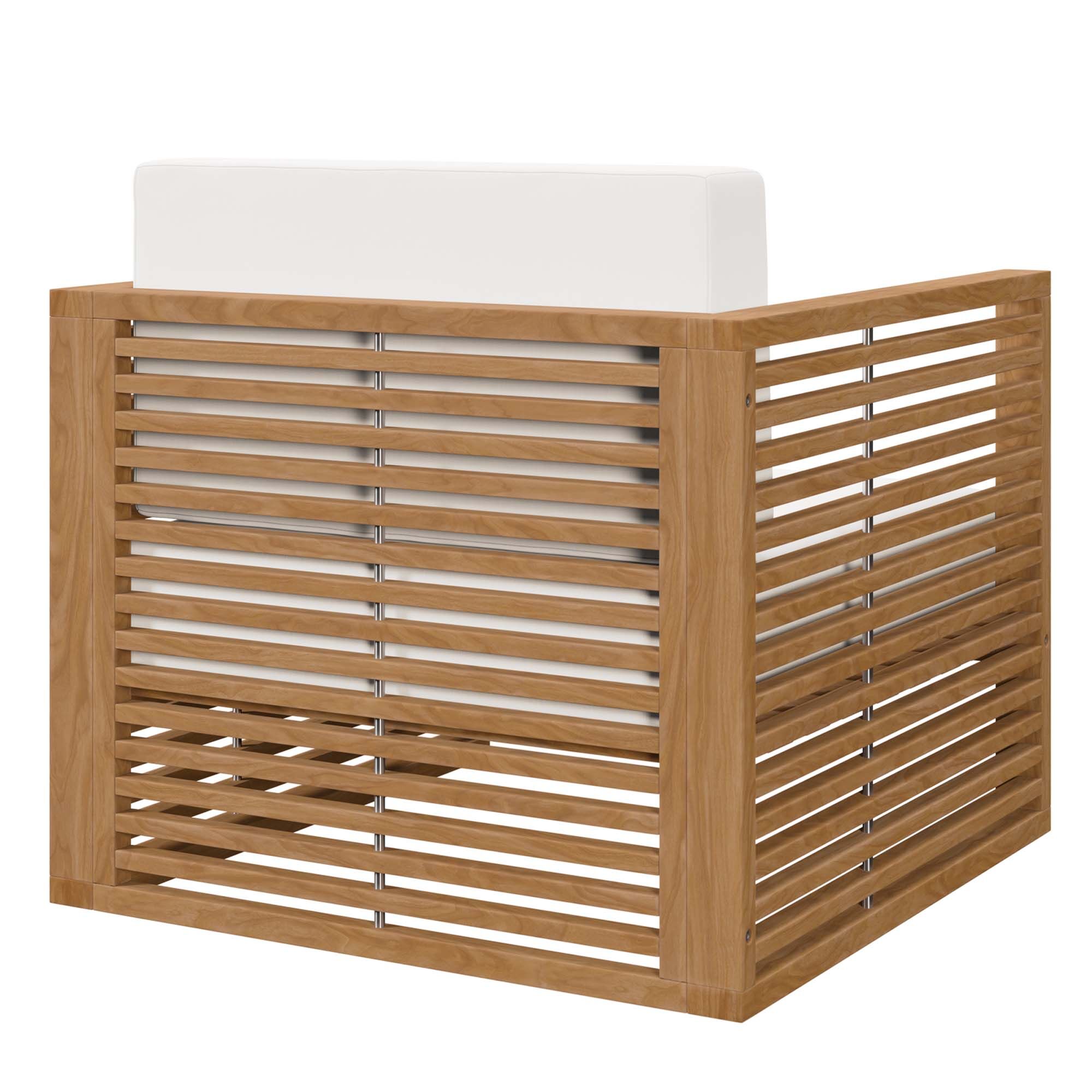 Carlsbad 6-Piece Teak Wood Outdoor Patio Set by Modway - Image 10