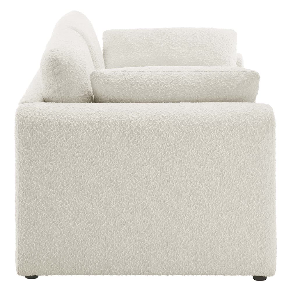 Waverly Boucle Fabric Sofa in Ivory by Modway - Image 4