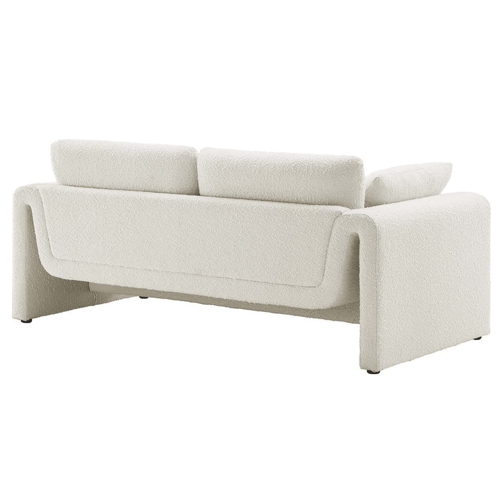 Waverly Boucle Fabric Sofa in Ivory by Modway - Image 5