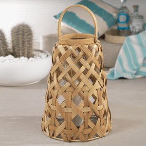 Datça Rattan Lantern by Zodax