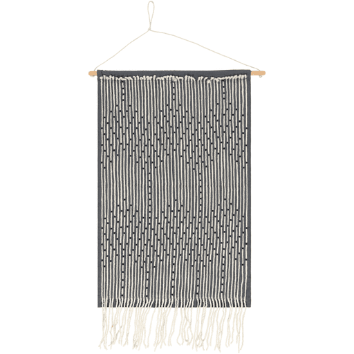 Black and Gray Amare Wall Hanging by Livabliss