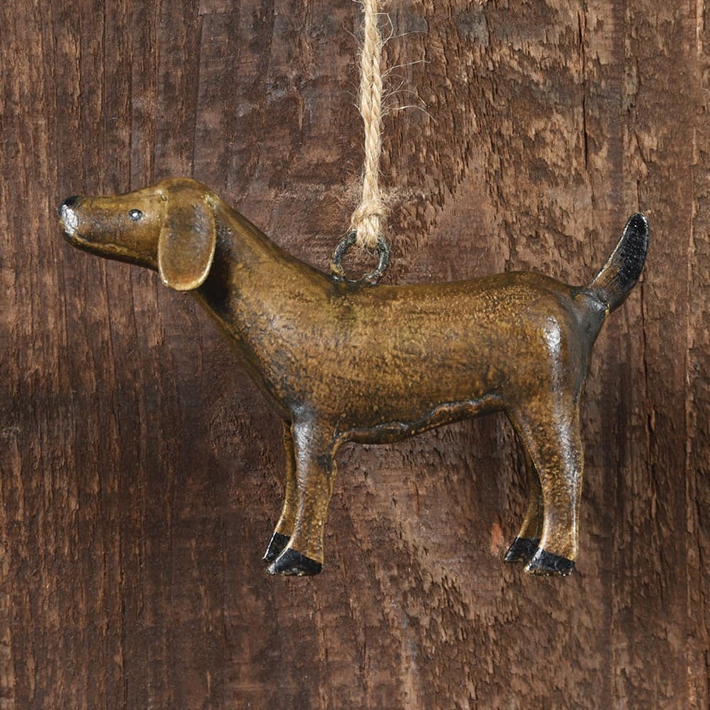 Hand-Painted Metal Dog Ornament by HomArt - Image 2