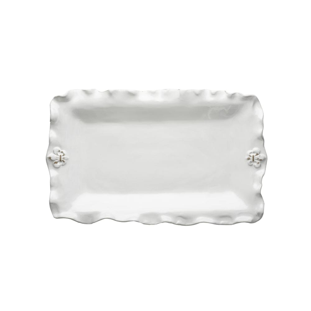 Fleur de Lis Rectangular Platter by Abigails