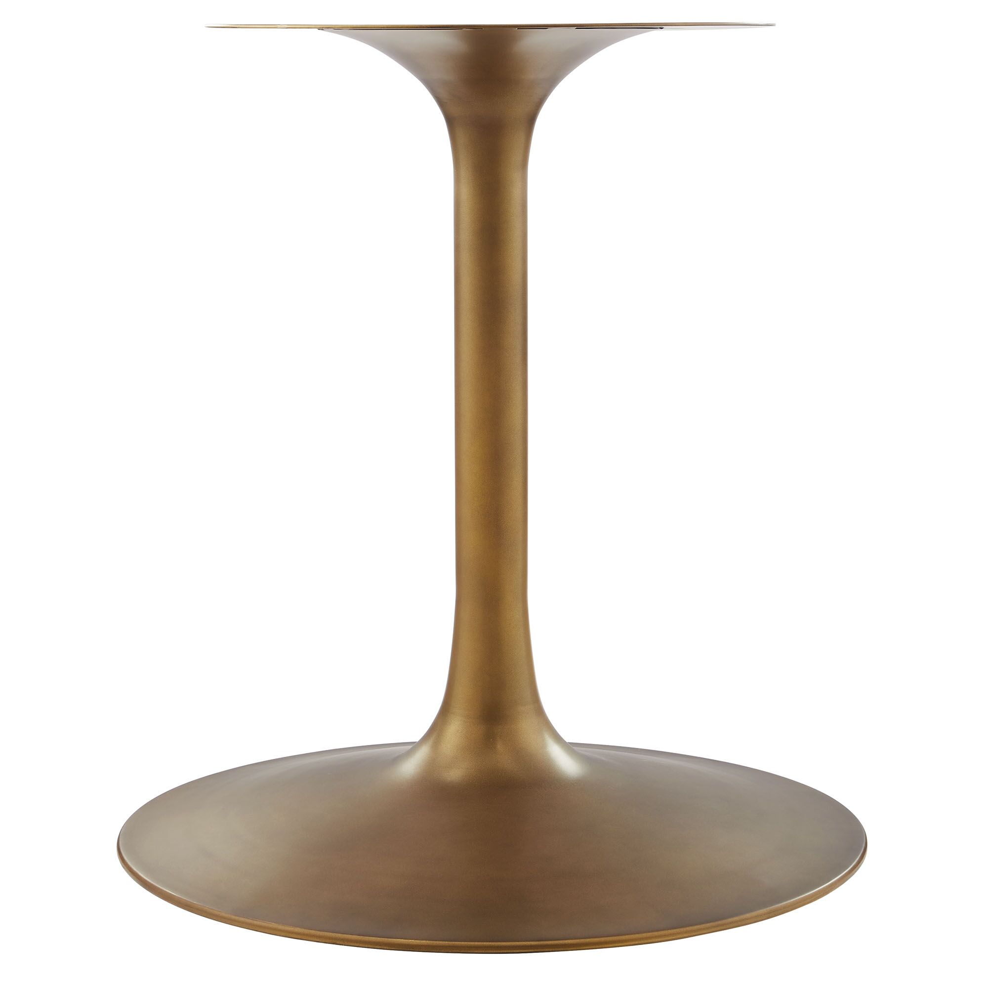 Lippa 48" Round Pedestal Solid Wood Dining Table by Modway - Image 5
