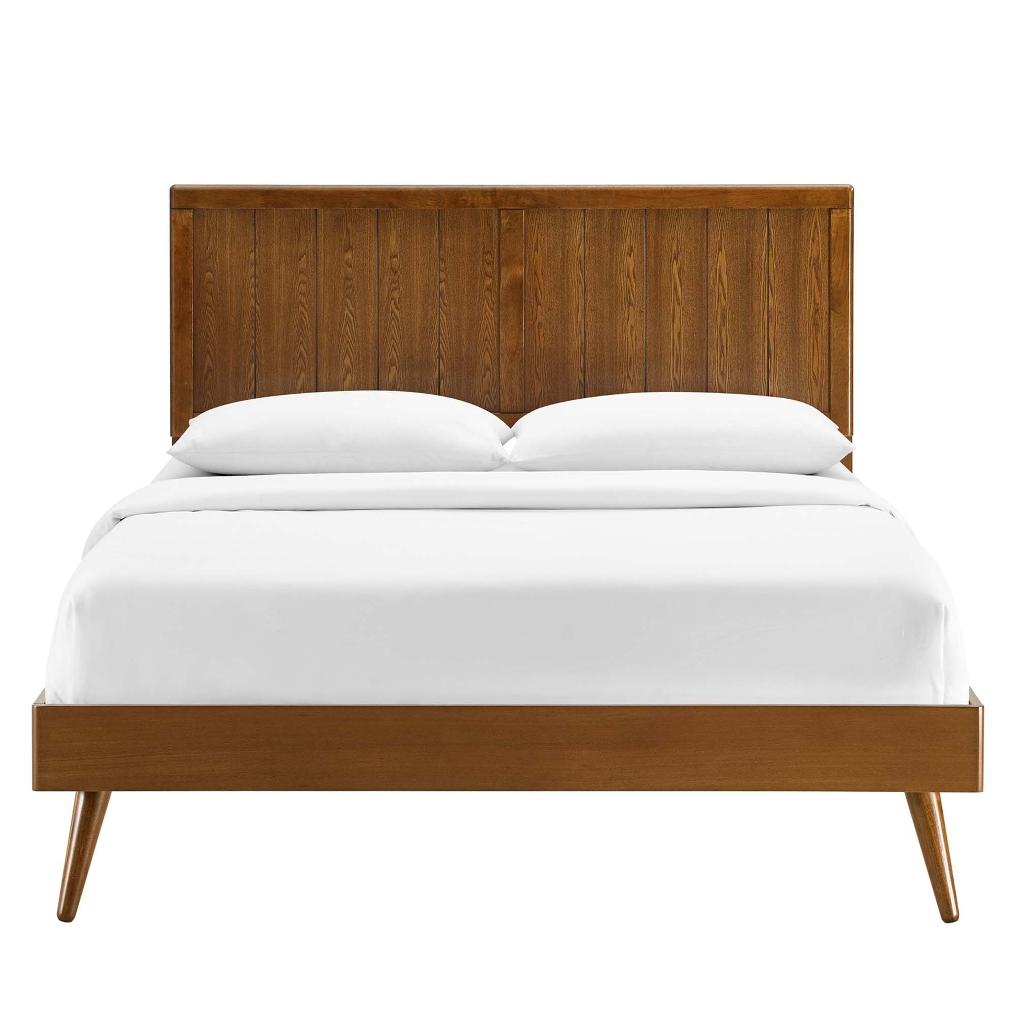 Alana Wood Queen Platform Bed With Splayed Legs by Modway - Image 6