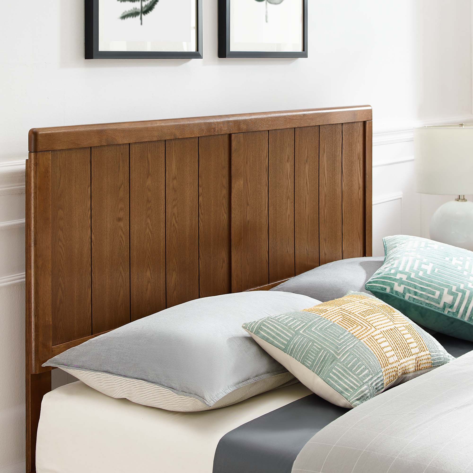 Alana Wood Full Platform Bed With Angular Frame by Modway - Image 10