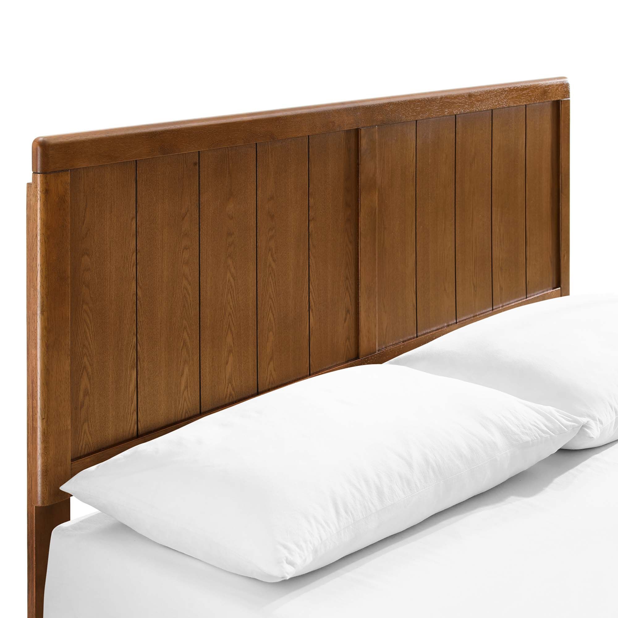 Alana Wood Full Platform Bed With Angular Frame by Modway - Image 7