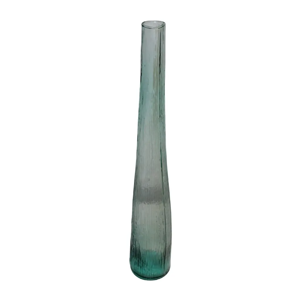 Harmony Clear Recycled Glass Vase in 3 Sizes by BIDKhome - Image 2