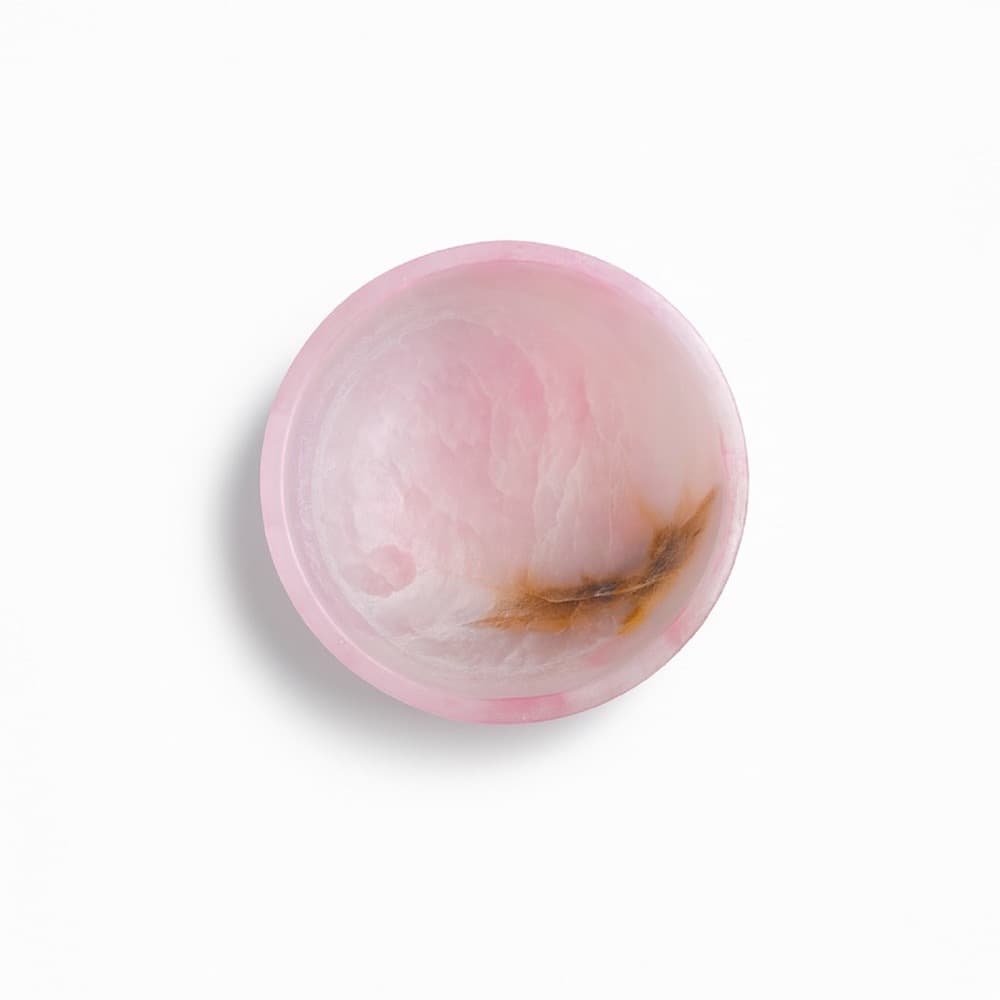 Pink Alabaster Display Bowl by BIDKhome - Image 2