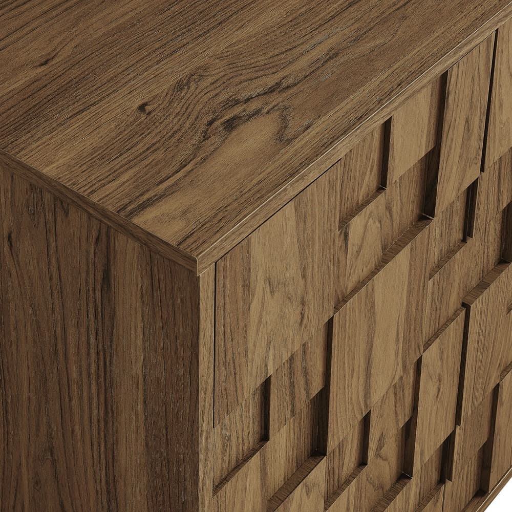 Owen 59 Inch 4 Door Geometric Sideboard in Walnut by Modway - Image 7