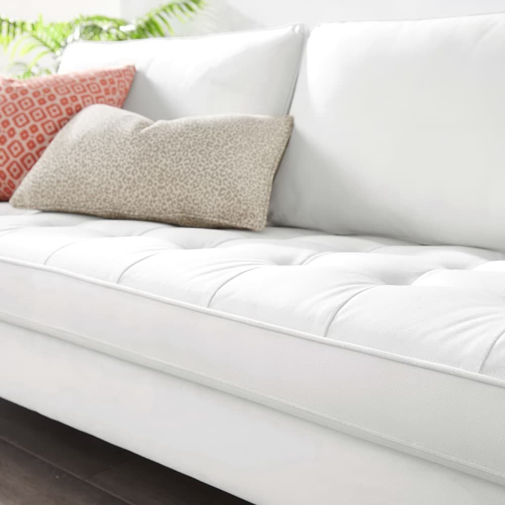 Valour Performance Velvet Sofa in White by Modway - Image 10