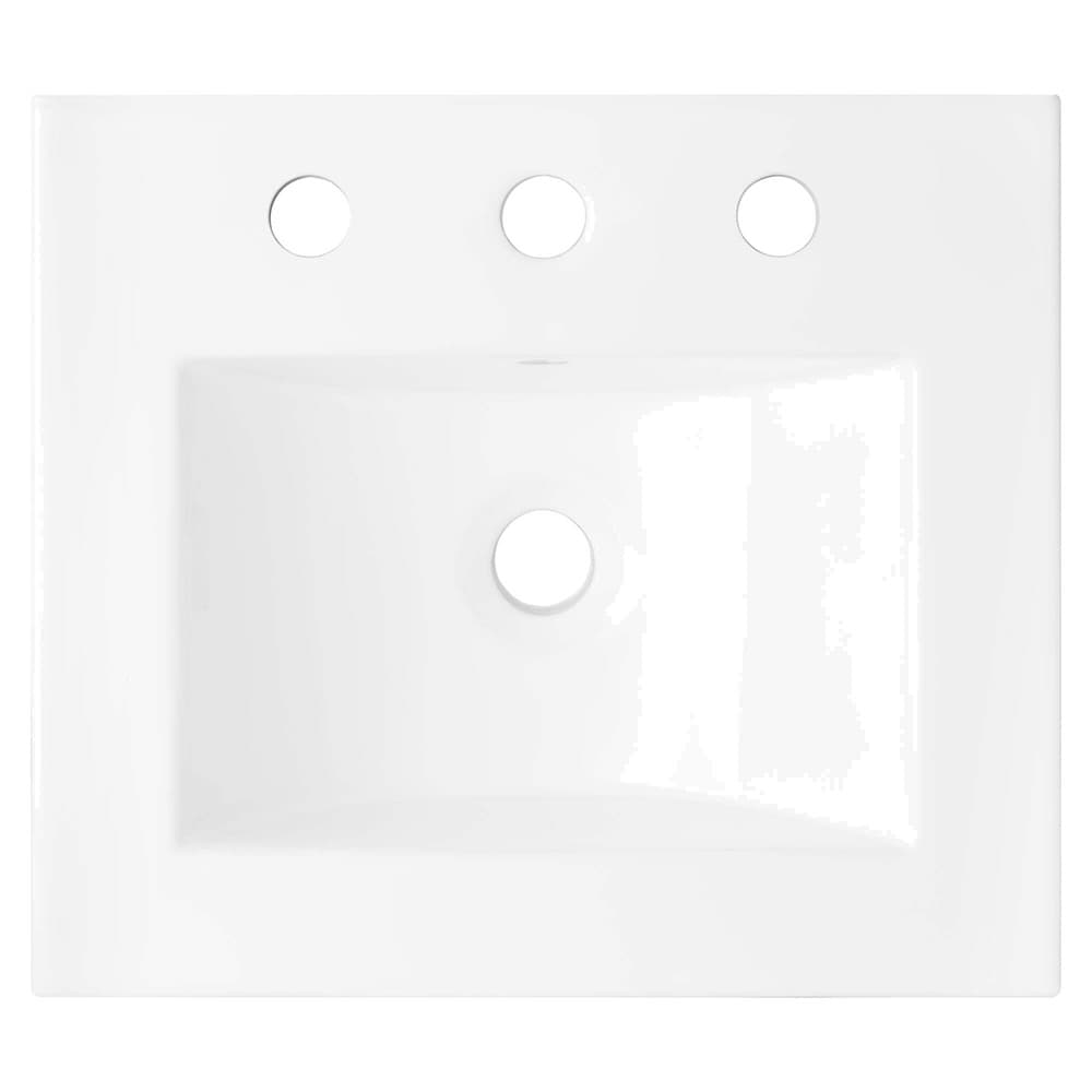 Steamforge 18" Bathroom Vanity in White black by Modway - Image 11