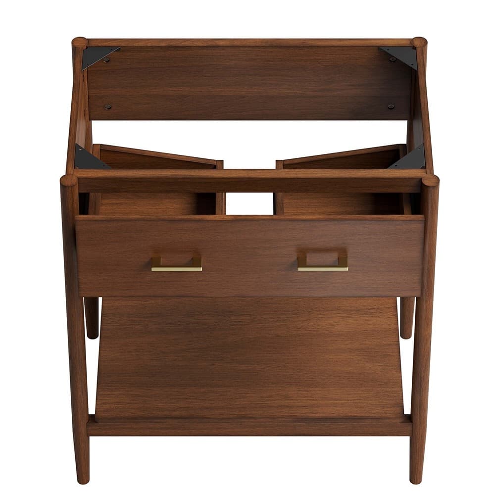 Zaire 30" Bathroom Vanity Cabinet (Sink Basin Not Included) in Walnut by Modway - Image 7