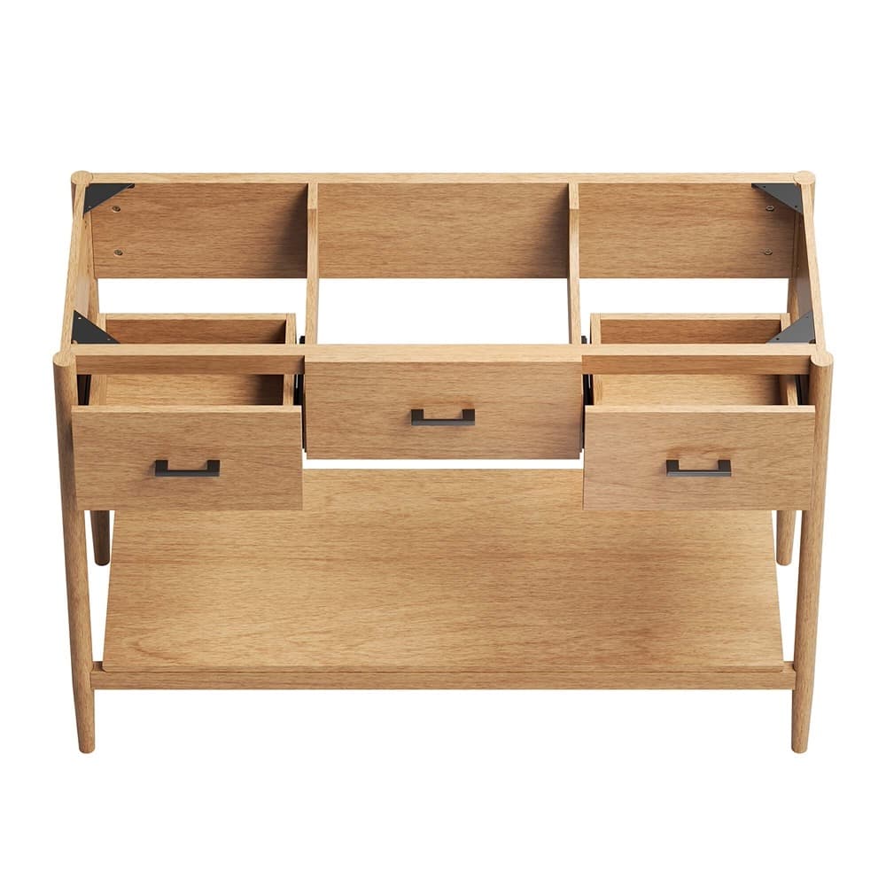 Zaire 48" Single Sink Compatible Bathroom Vanity Cabinet (Sink Basin Not Included) in Natural by Modway - Image 7