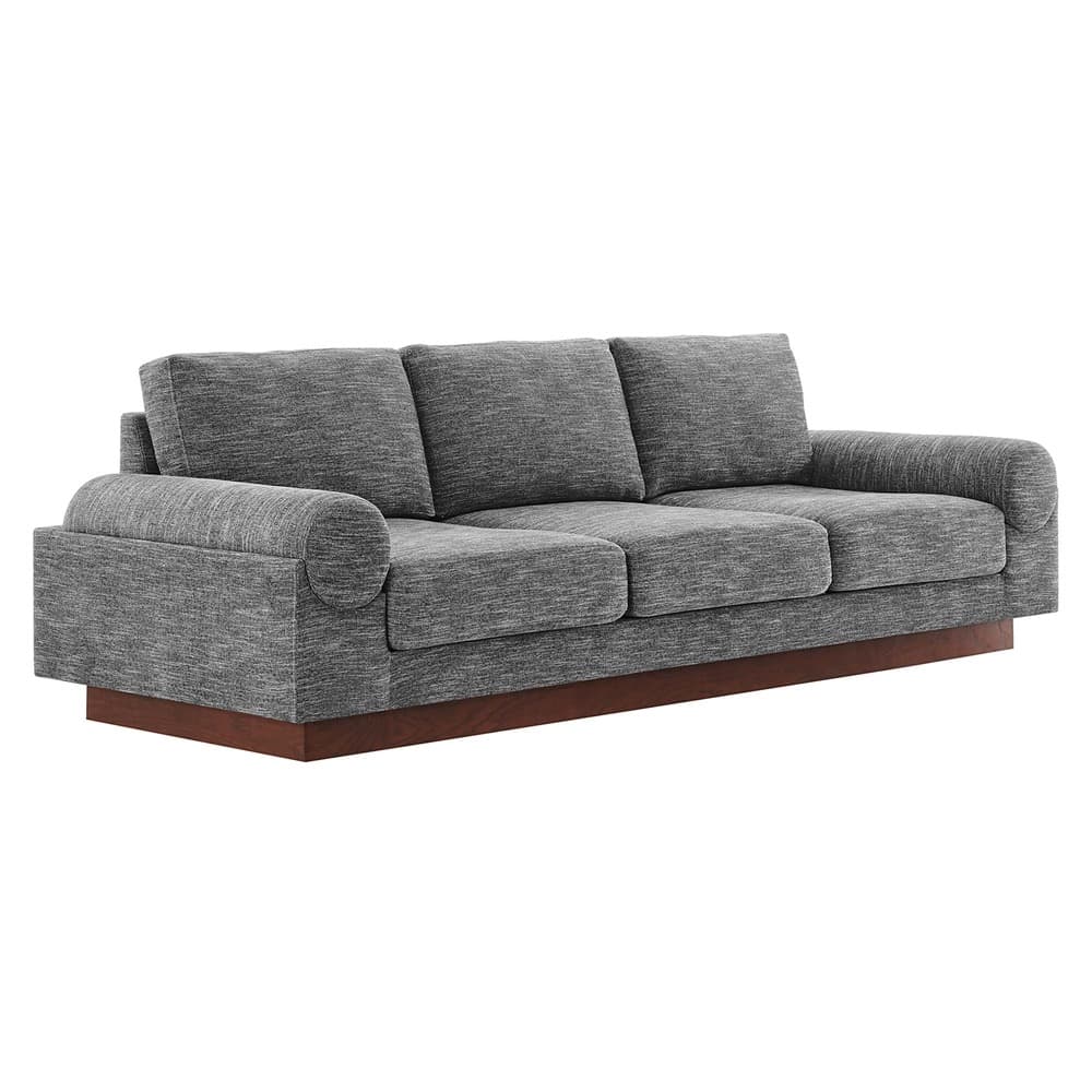 Oasis Upholstered Fabric Sofa in Gray by Modway