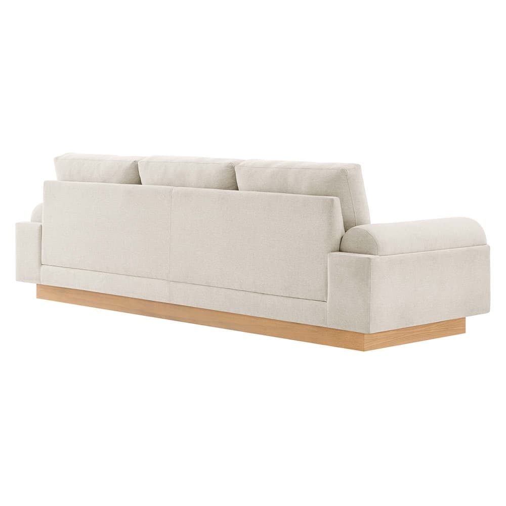 Oasis Upholstered Fabric Sofa in Ivory by Modway - Image 5