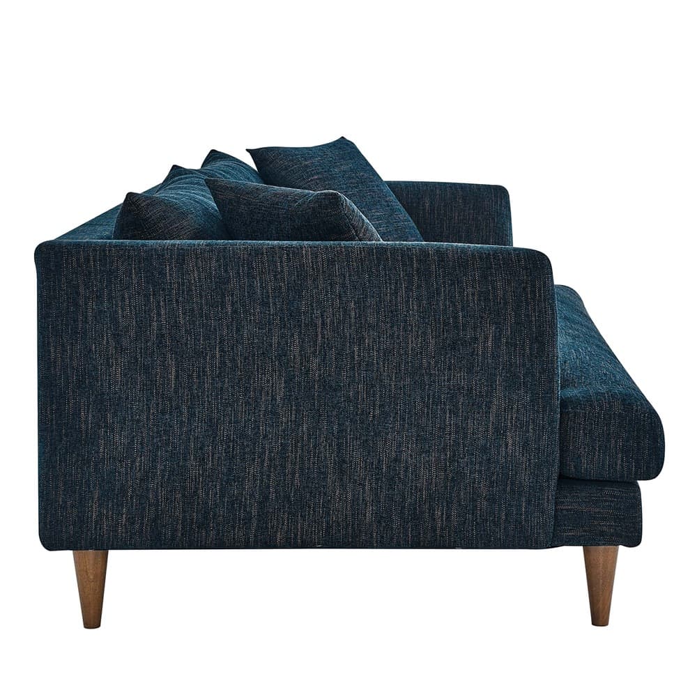 Zoya Down Filled Overstuffed Sofa in Navy Fabric by Modway - Image 4
