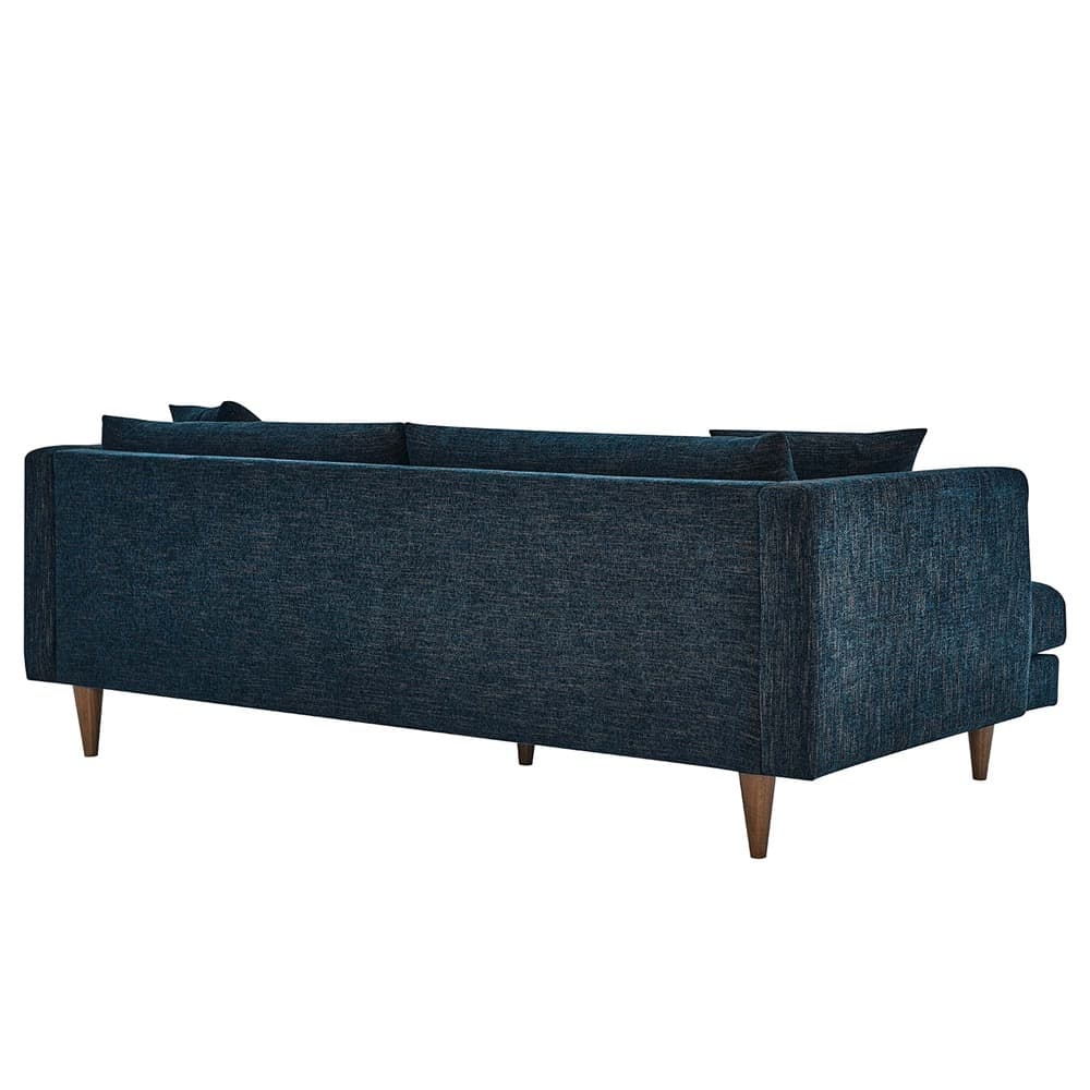Zoya Down Filled Overstuffed Sofa in Navy Fabric by Modway - Image 5
