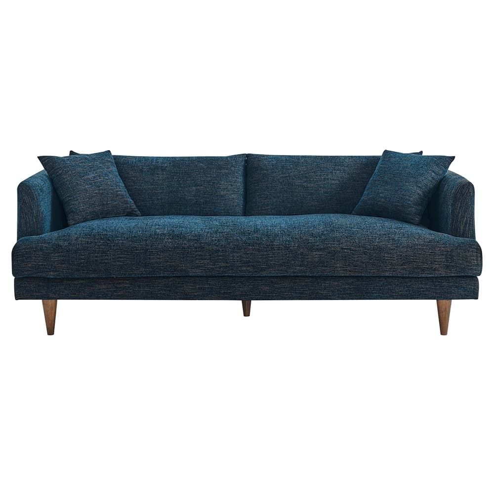 Zoya Down Filled Overstuffed Sofa in Navy Fabric by Modway - Image 6