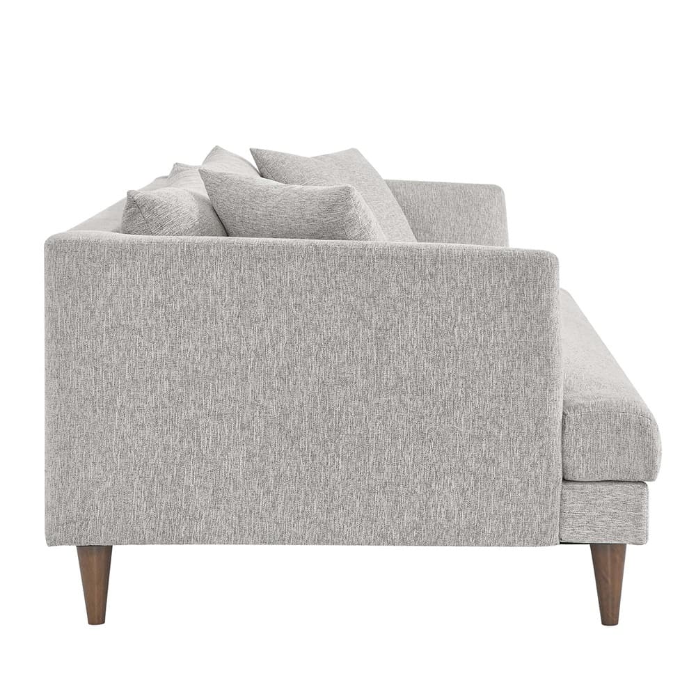 Zoya Down Filled Overstuffed Sofa in Light Gray Fabric by Modway - Image 4
