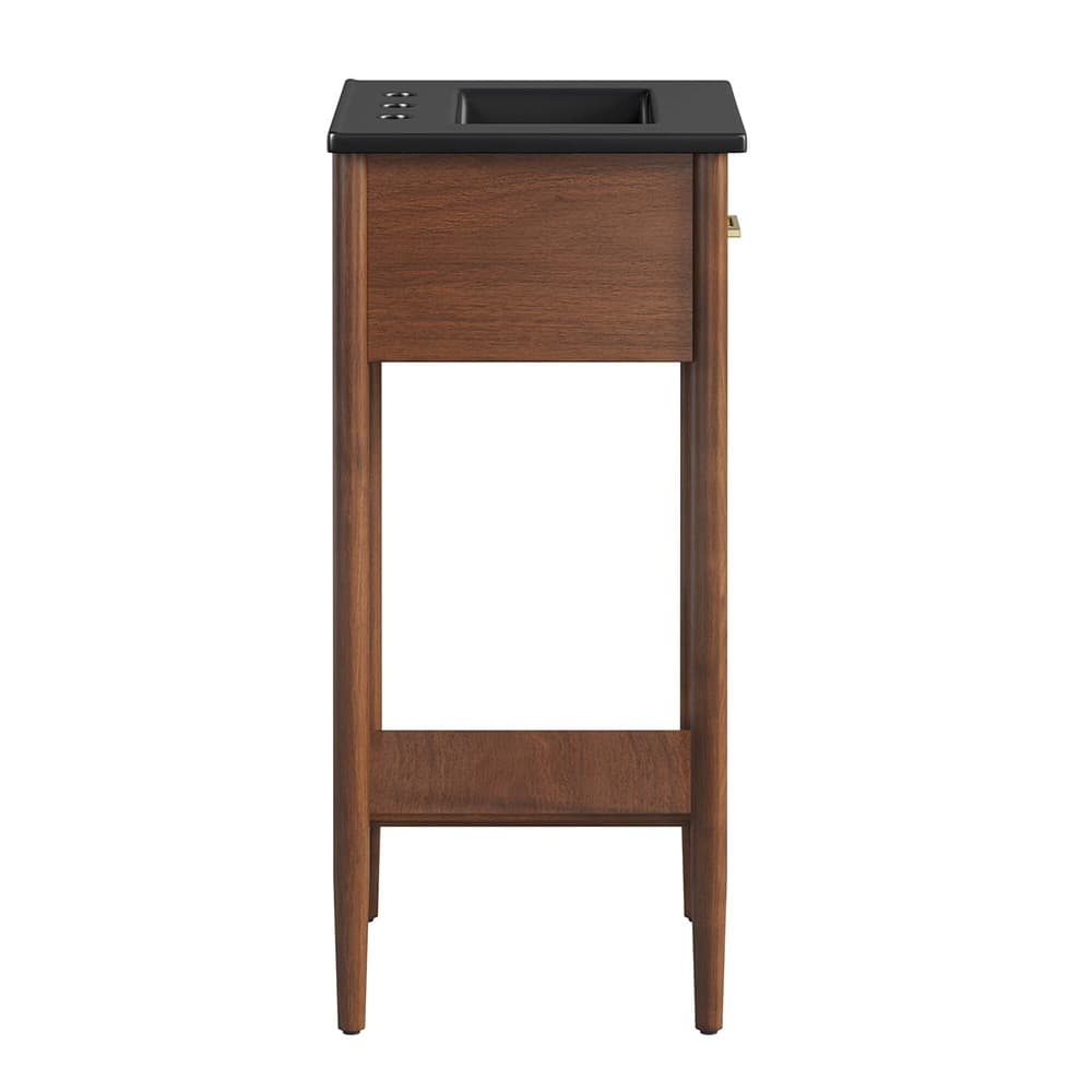 Zaire 18" Bathroom Vanity in Walnut Black by Modway - Image 4