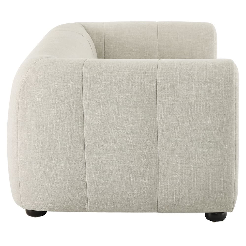 Liana Upholstered Fabric Loveseat in Linen by Modway - Image 4