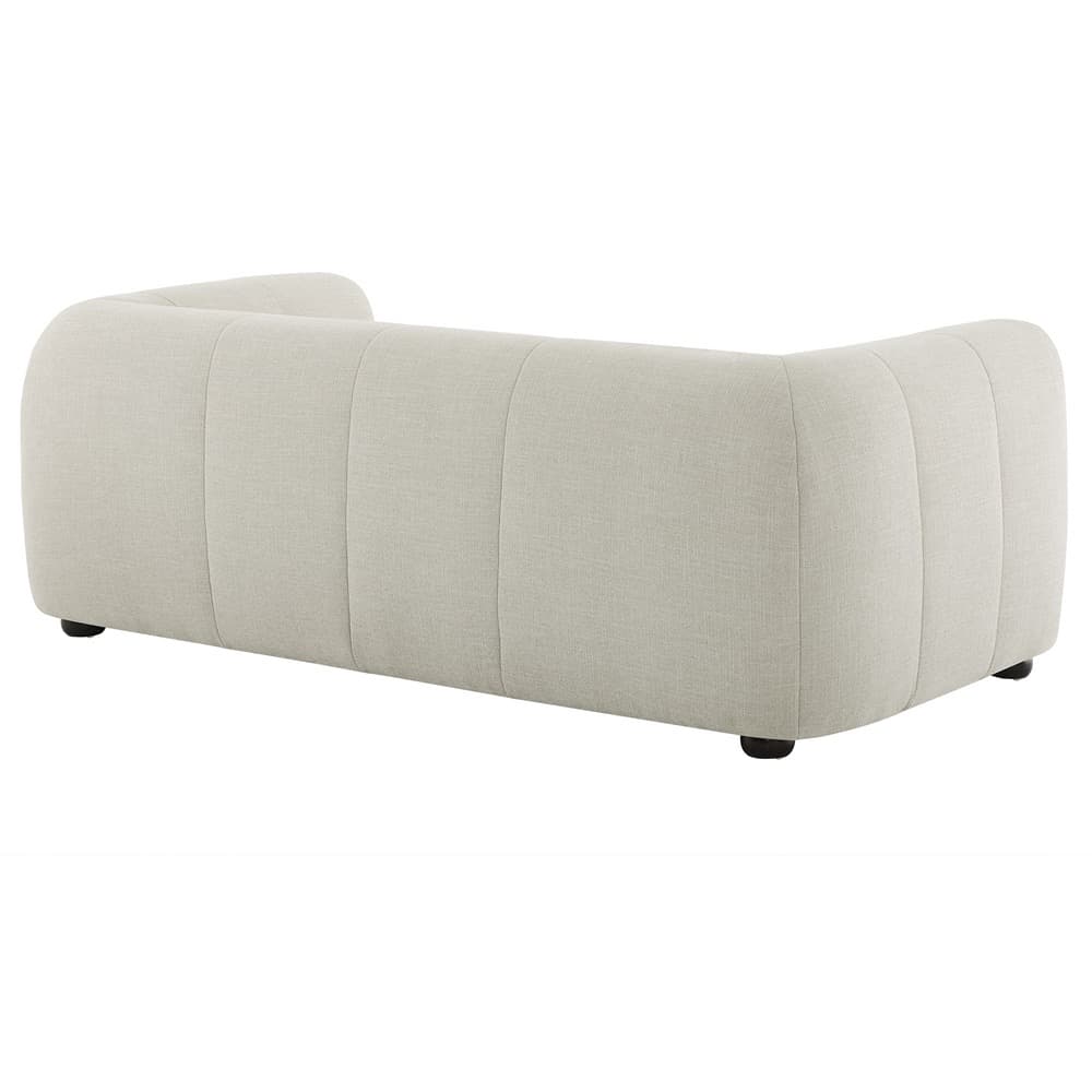 Liana Upholstered Fabric Loveseat in Linen by Modway - Image 5