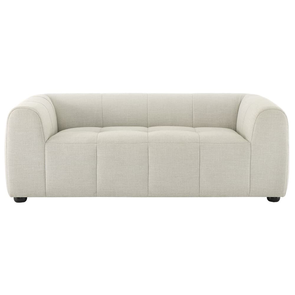 Liana Upholstered Fabric Loveseat in Linen by Modway - Image 6