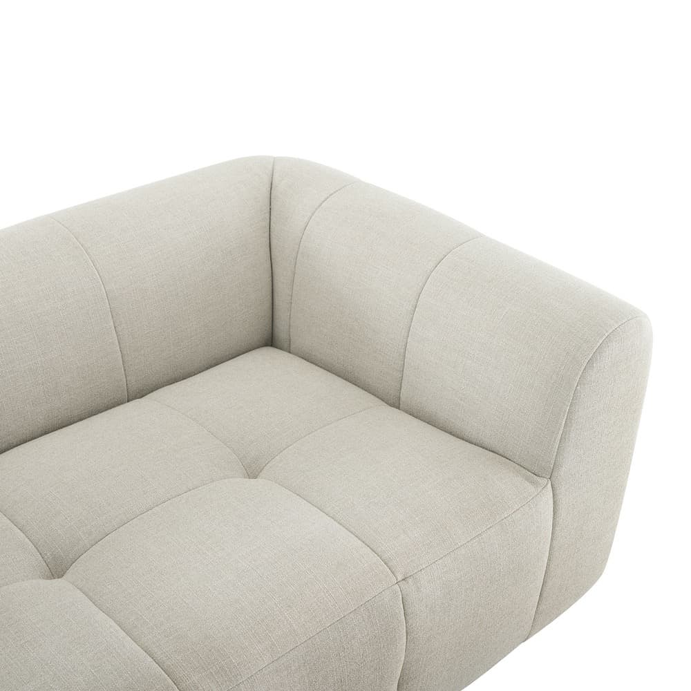 Liana Upholstered Fabric Loveseat in Linen by Modway - Image 7